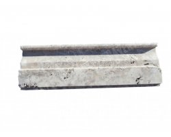 Travertin Moulure Silver 30x10 cm Base Board Adouci 